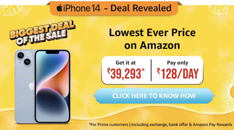 Global Eye : iPhone 14 Gets Huge Price Cut on Reliance Digital: Now Available for ₹45,400