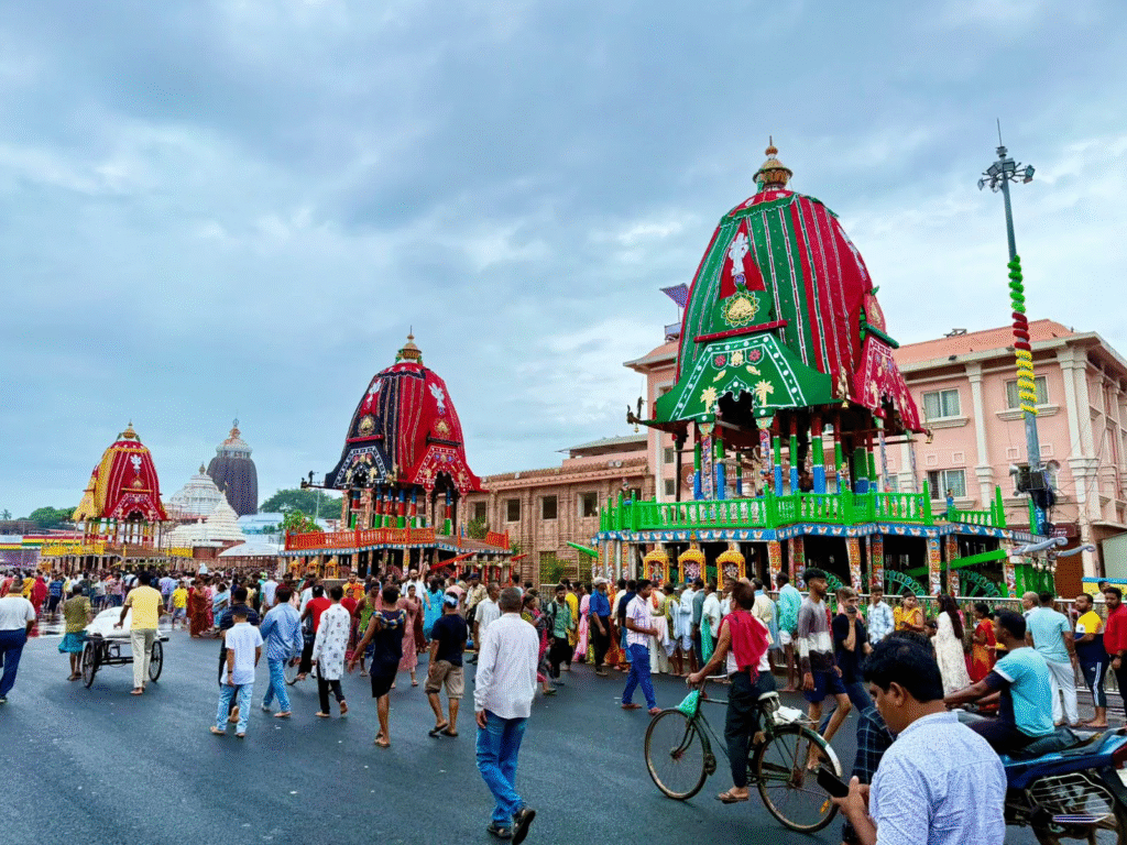 Global Eye : Devotees will draw the grand chariot of the three deities: Lord Jagannath, his brother Lord Balabhadra, and sister goddess Subhadra to the Gundicha Temple