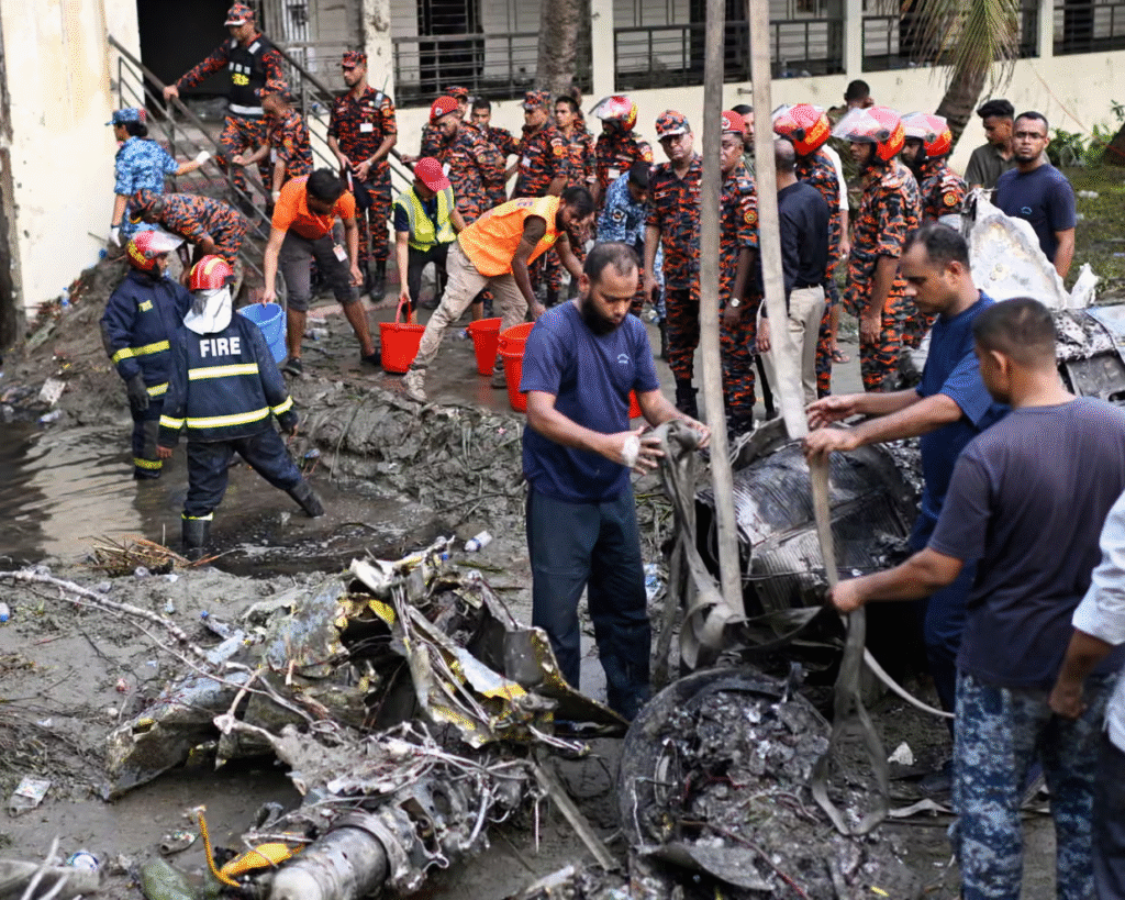 Global Eye : A Bangladesh Air Force training jet crashed into a Dhaka school, killing at least 19 and injuring over 160. Pilot's valiant diversion, probe launched